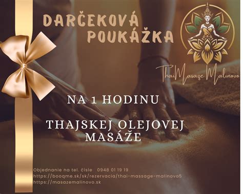 Darčekový poukaz na masáže a terapie