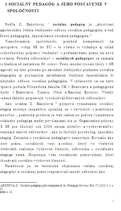 Sociálny pedagóg a jeho kompetencie
