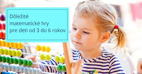 Matematické hry a stavebnice pre deti