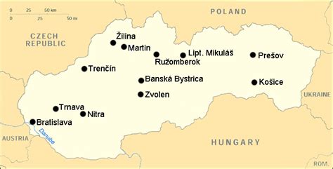 Mapa univerzít tretieho veku na Slovensku