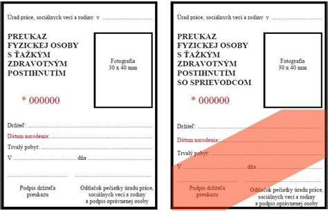 Modrý parkovací preukaz pre osoby s ŤZP