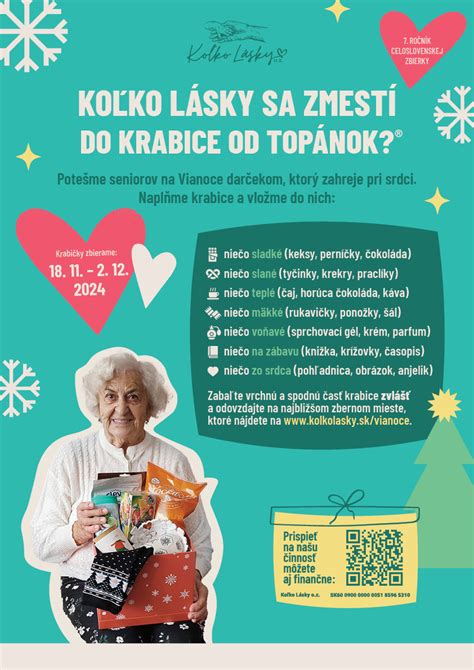 Ilustrácia vianočných darčekov pre seniorov v krabiciach od topánok