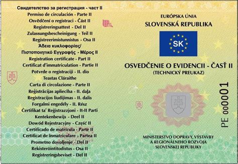 ukážka osvedčenia o technickej kontrole