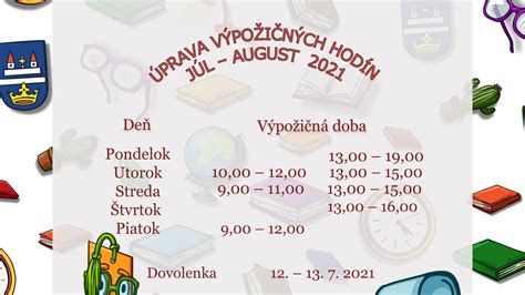 Rozpis pracovných hodín a úloh pre upratovaciu službu