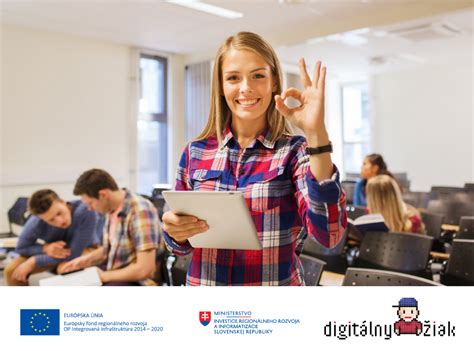 Schéma: Ciele projektu Digitálny žiak