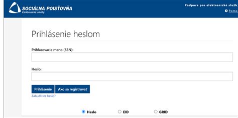 Formulár pre oznamovanie zmien Sociálnej poisťovni