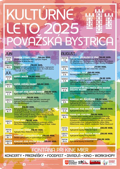 Kultúrne podujatie v Považskej Bystrici