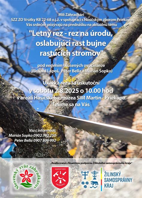 Dôležitosť rezu ovocných stromov