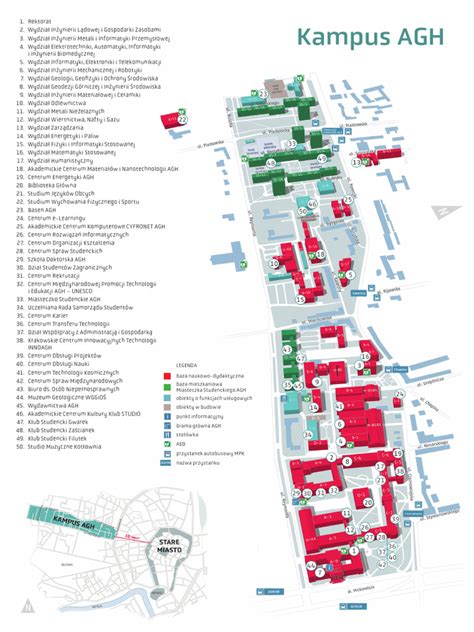 Mapa kampusu EUBA s vyznačenými budovami pre výučbu