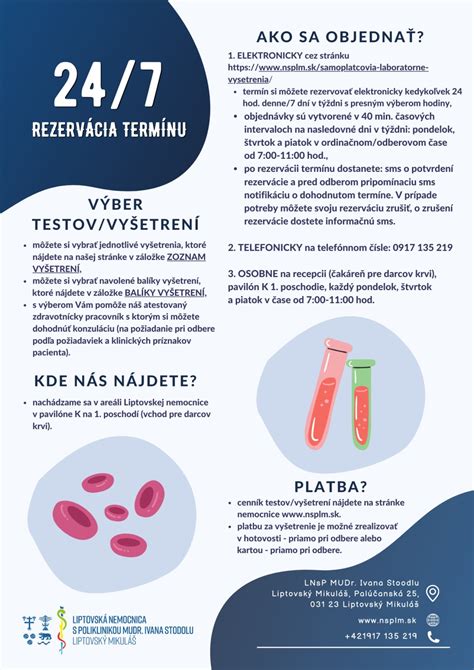Laboratórne vyšetrenia