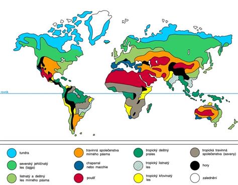 Mapa zobrazujúca rozšírenie pánd vo svete