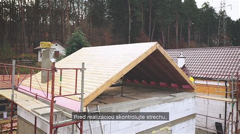 Schéma rozmiestnenia protisnehových prvkov na šikmej streche