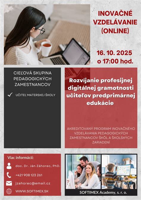 Online vzdelávanie pre sociálnych pedagógov