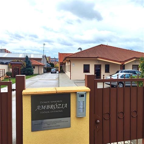 Kontaktné informácie Domova seniorov Ambrózia