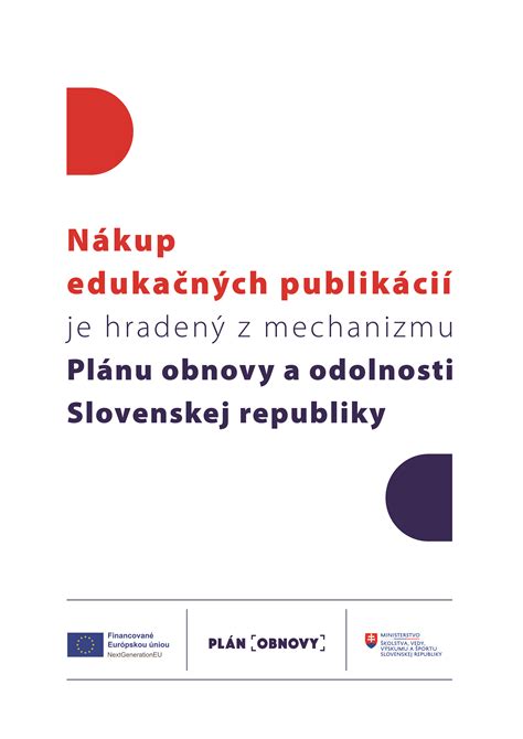 Financovanie edukačných publikácií z POO a ŠR