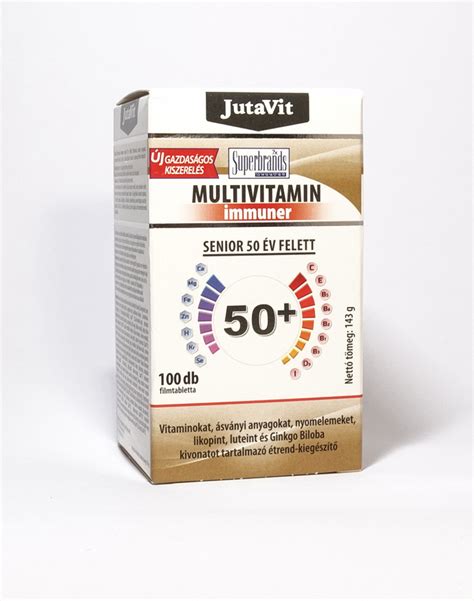 Obal JutaVit Multivitamín 50+