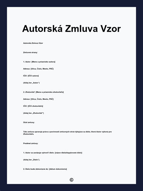 Ilustrácia licenčnej autorskej zmluvy