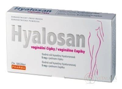 Vaginálne čapíky s kyselinou hyalurónovou