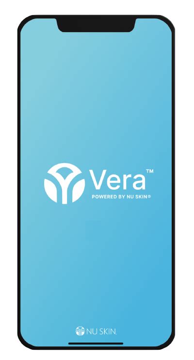 Rozhranie aplikácie Nu Skin VERA