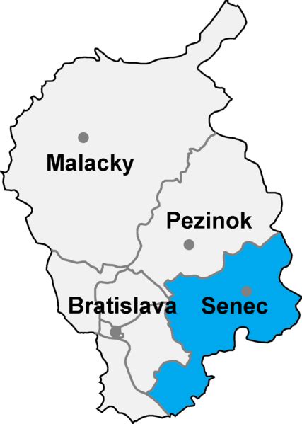 Mapa: Lokalita obce Boldog a mesta Senec s vyznačenými zberňami kovov
