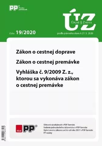Zákon o cestnej doprave 56/2012 Z. z.