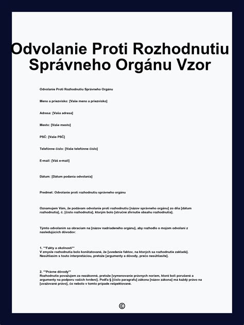 Schéma procesu odvolania voči rozhodnutiu ÚPSVaR