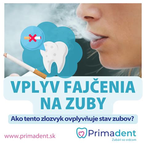 Vplyv stravy a fajčenia na zuby