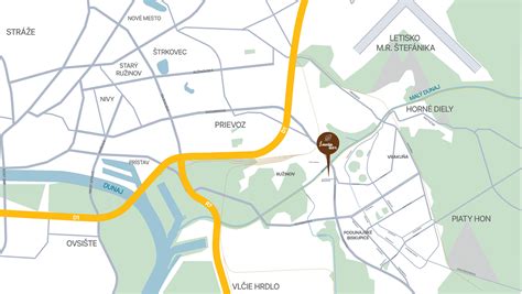 Mapa: Lokality podpory bývania pre ZŤP