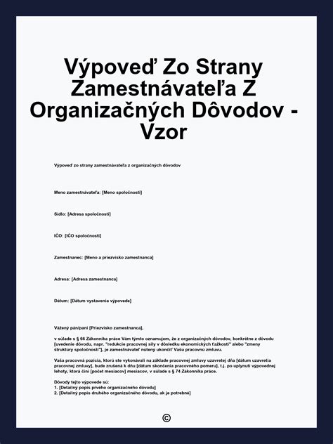 Dôvody výpovede zo strany zamestnávateľa a zamestnanca