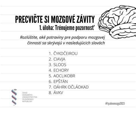 Rôzne mozgové cvičenia a hádanky