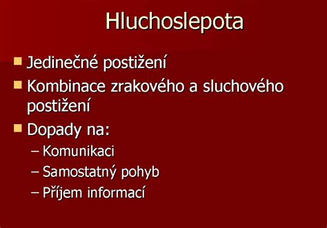 Hluchoslepota a komunikácia