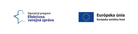 Logo Operačného programu Efektívna verejná správa