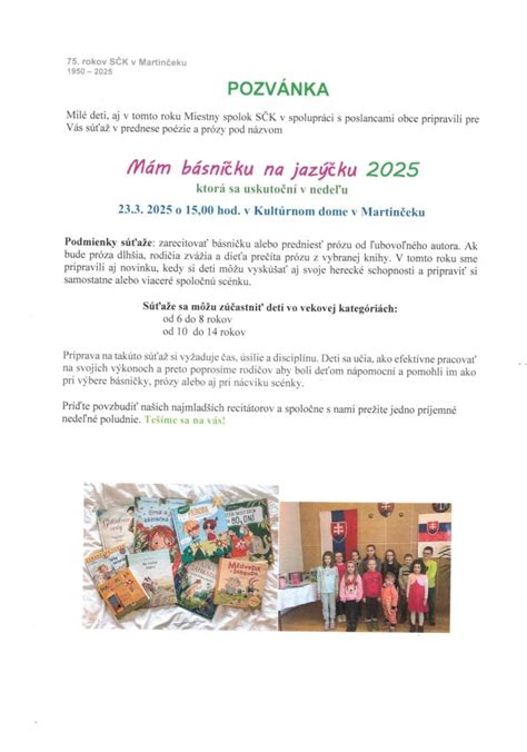 Deti recitujúce poéziu a prózu