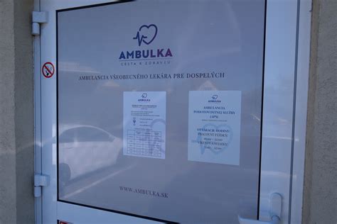 Infografika: Rozpis ordinačných hodín ambulantnej pohotovostnej služby