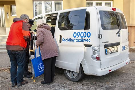 Sociálny taxík pre seniorov a osoby s postihnutím