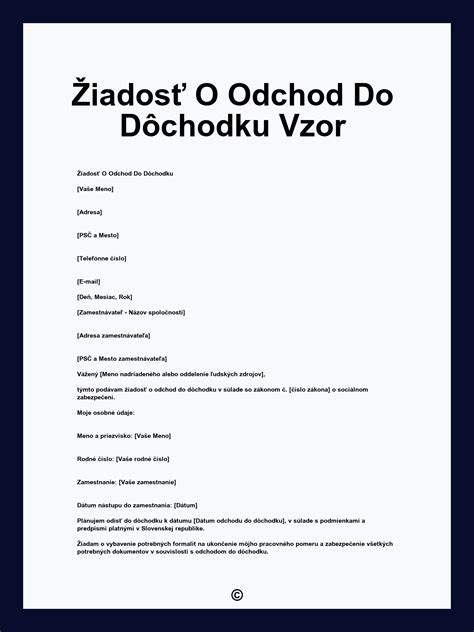 Doklady potrebné k žiadosti o dôchodok