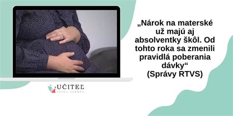 Infografika znázorňujúca kroky na získanie nároku na materské