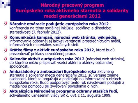 Infografika: Ciele Národného programu aktívneho starnutia