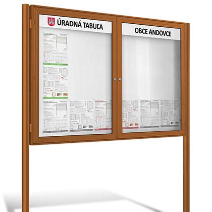 informačná tabuľa obce