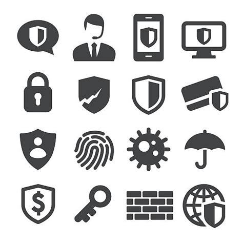 Ikony zabezpečenia digitálnej identity a ochrany osobných údajov