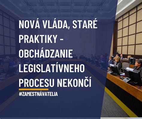 Slovenská vláda a Republiková únia zamestnávateľov pri rokovacom stole