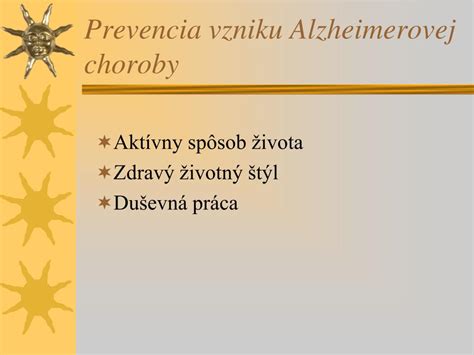 Schéma Alzheimerovej choroby
