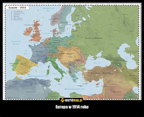 Mapa distribúcie NIVEA v roku 1914