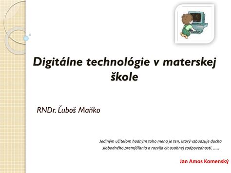 Digitálne technológie v škole