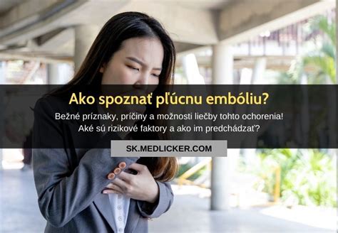 Možnosti liečby pľúcnej embólie