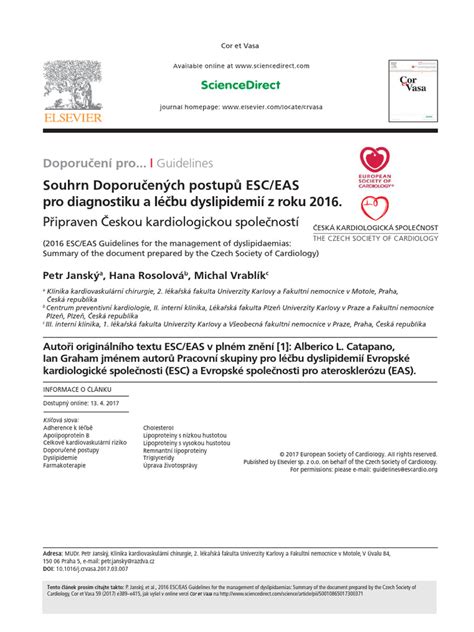 Nové doporučené postupy ESC pre prevenciu