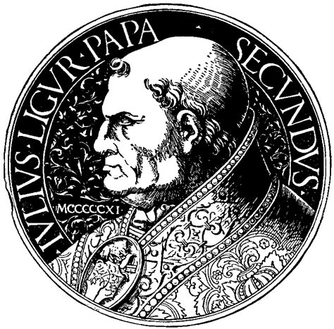 Obraz: Pápež Július II. v zbroji vedúci vojsko