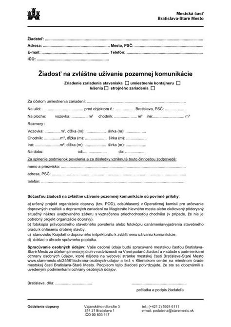 Dokumenty pre umiestnenie seniora