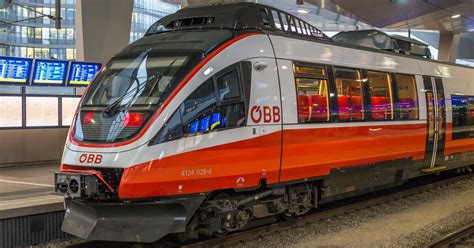 Rakúske železnice ÖBB logo a vlak
