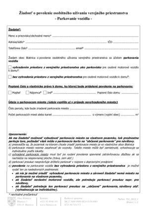 Zoznam dokumentov pre búracie povolenie